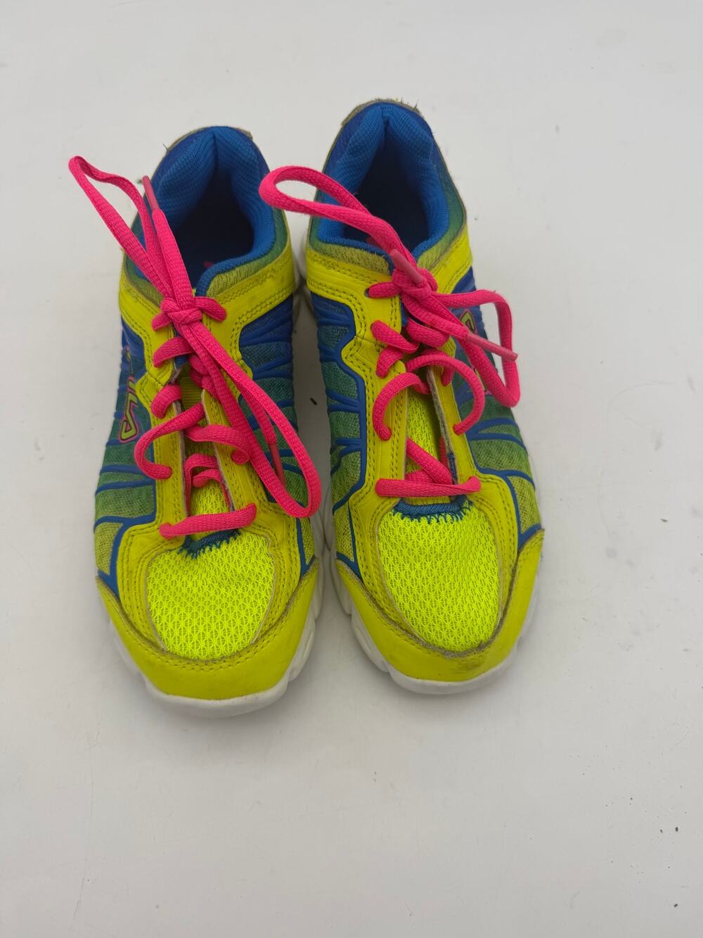 Fila Womens Yellow Tennis Shoes 4
